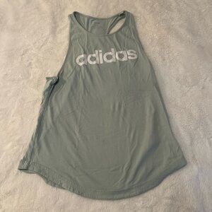 adidas Light Blue Tank Top | Size M